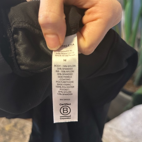 Athleta Velvet Striped Jogger - Picture 9 of 10